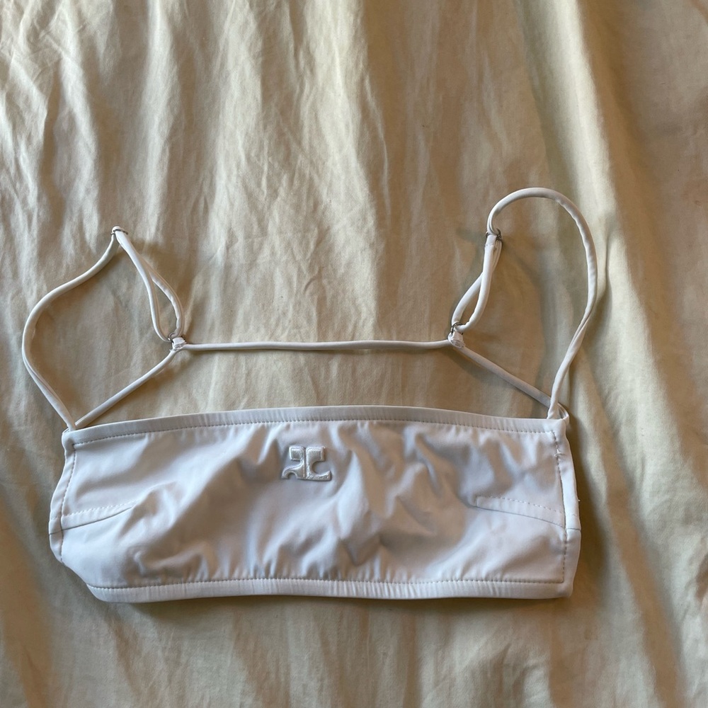 Courreges size 2 bikini top